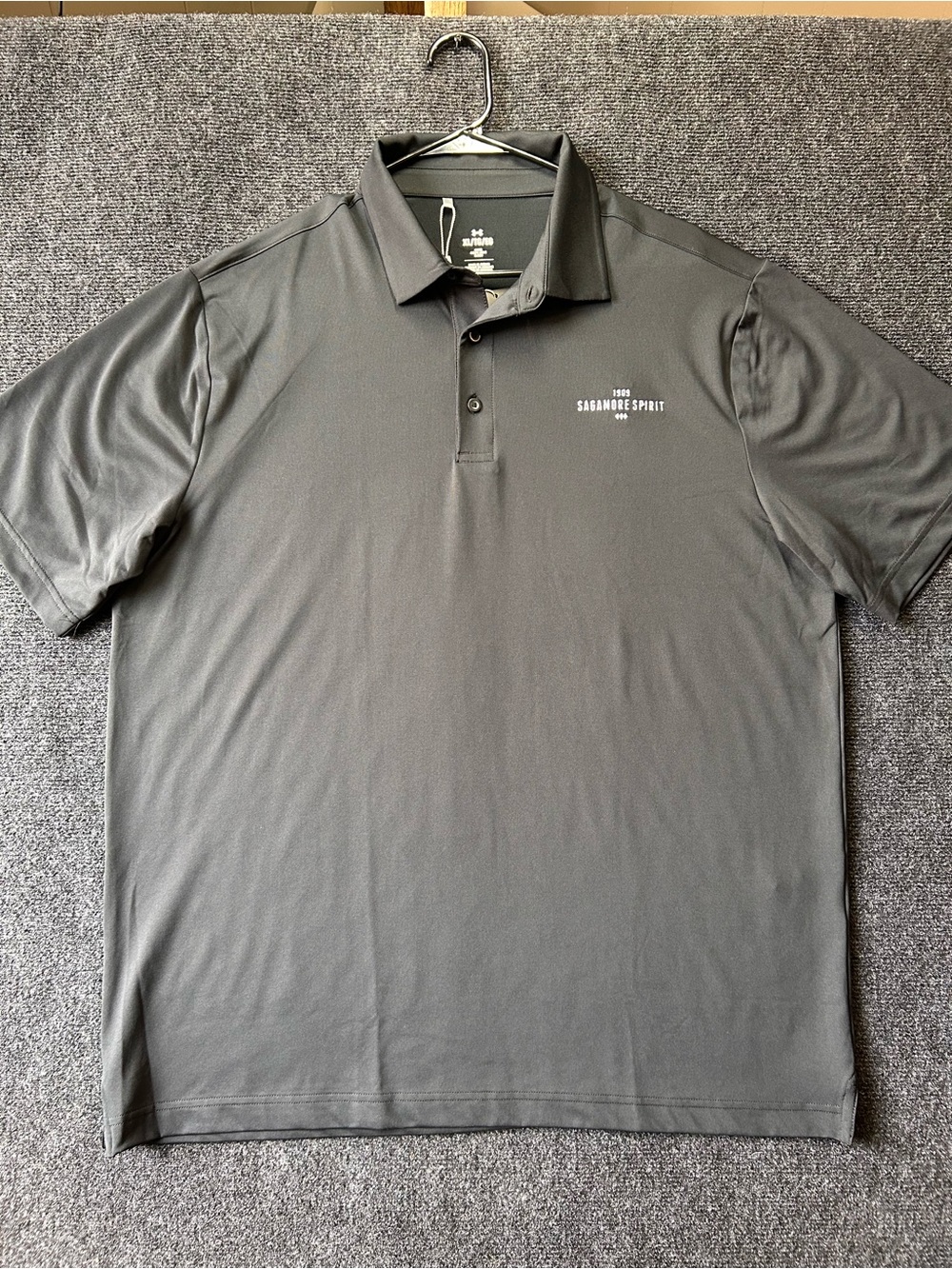 Under Armour Men’s XL Black Performance Polo Shirt Loose Fit NWT